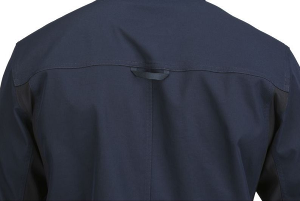 Simms Tongass Fishing Shirt Admiral Blue Back Simms Tongass Fishing Shirt Admiral Blue Back